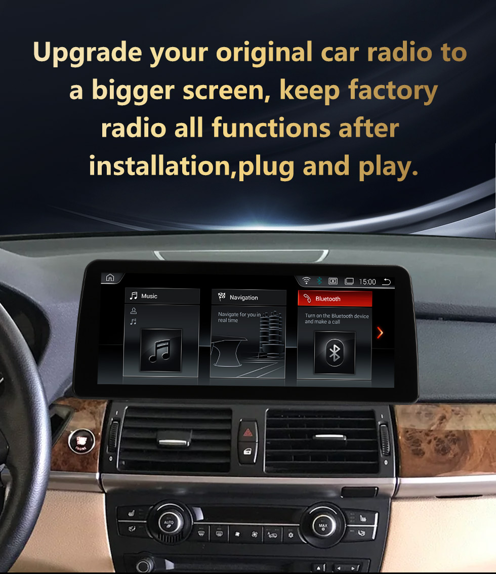 Seicane 10,25-дюймовый Android 10.0 для BMW X5 E70 / X6 E71 (2011-2014) CCC Radio HD с сенсорным экраном Система GPS-навигации с поддержкой Bluetooth Carplay DVR Seicane 10,25-дюймовый Android 10.0 для BMW X5 E70 / X6 E71 (2011-2014) CCC Radio HD с сенсорным экраном Система GPS-навигации с поддержкой Bluetooth Carplay DVR