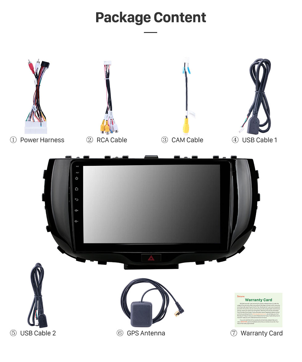 Seicane OEM 9 inch Android 10.0 for 2019 Kia Soul Radio with Bluetooth HD Touchscreen GPS Navigation System support Carplay Seicane OEM 9 inch Android 10.0 for 2019 Kia Soul Radio with Bluetooth HD Touchscreen GPS Navigation System support Carplay