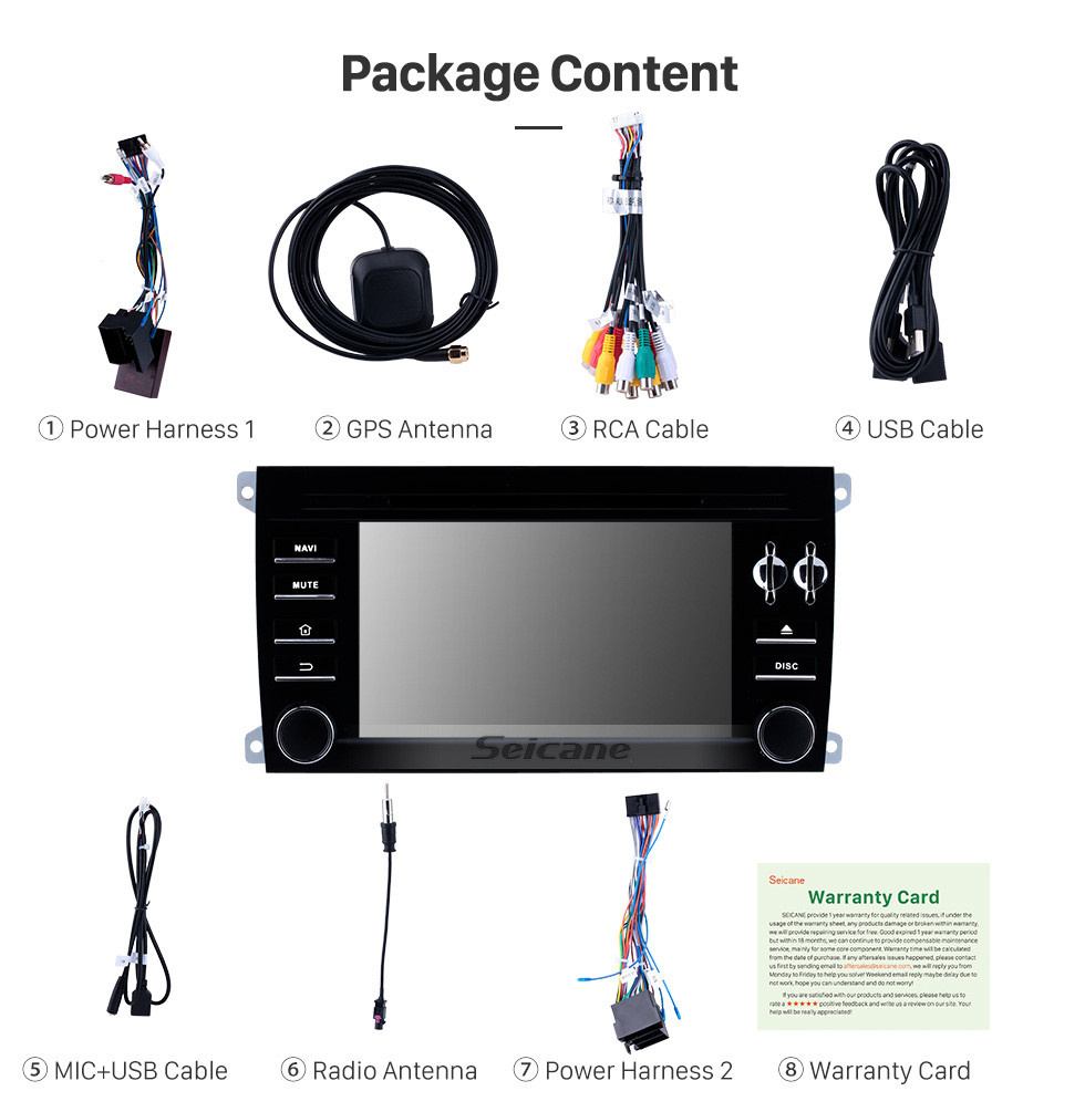 Seicane 7 inch Android 10.0 HD touchscreen 2003-2011 Porsche Cayenne GPS Navigation Radio with WiFi Bluetooth Carplay Mirror Link support OBD2 Backup Camera DVR 1080P Seicane 7 inch Android 10.0 HD touchscreen 2003-2011 Porsche Cayenne GPS Navigation Radio with WiFi Bluetooth Carplay Mirror Link support OBD2 Backup Camera DVR 1080P