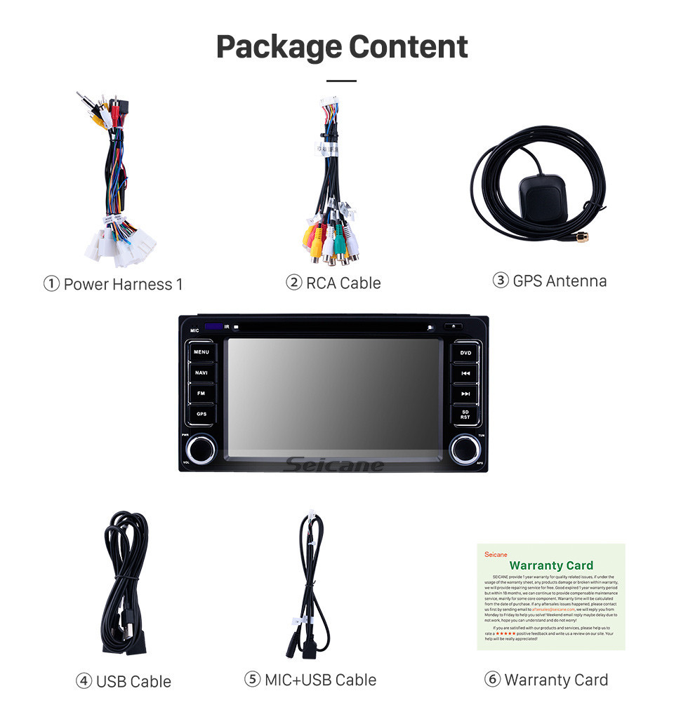 Seicane 6.2 inch Android 10.0 GPS Navigation Radio for 1996-2018 Toyota Corolla Auris Fortuner Estima Innova with HD Touchscreen Carplay Bluetooth WIFI support OBD2 1080P Seicane 6.2 inch Android 10.0 GPS Navigation Radio for 1996-2018 Toyota Corolla Auris Fortuner Estima Innova with HD Touchscreen Carplay Bluetooth WIFI support OBD2 1080P