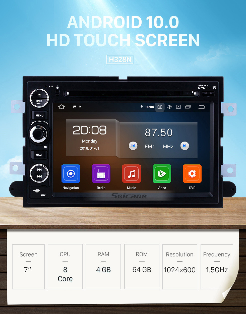 Seicane 7 inch 2006-2009 Ford Fusion/Explorer 2007-2009 Edge/Expedition/Mustang Android 10.0 GPS Navigation Radio Bluetooth HD Touchscreen Carplay support 1080P Video Seicane 7 inch 2006-2009 Ford Fusion/Explorer 2007-2009 Edge/Expedition/Mustang Android 10.0 GPS Navigation Radio Bluetooth HD Touchscreen Carplay support 1080P Video