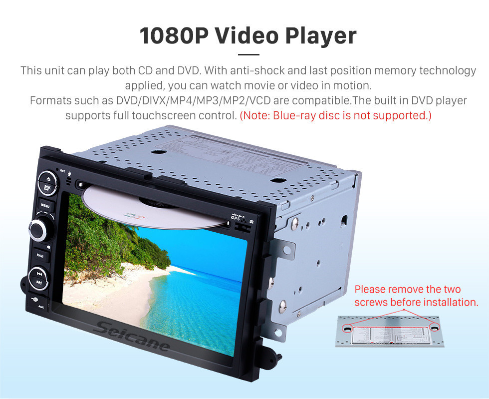 Seicane 7 inch 2006-2009 Ford Fusion/Explorer 2007-2009 Edge/Expedition/Mustang Android 10.0 GPS Navigation Radio Bluetooth HD Touchscreen Carplay support 1080P Video Seicane 7 inch 2006-2009 Ford Fusion/Explorer 2007-2009 Edge/Expedition/Mustang Android 10.0 GPS Navigation Radio Bluetooth HD Touchscreen Carplay support 1080P Video