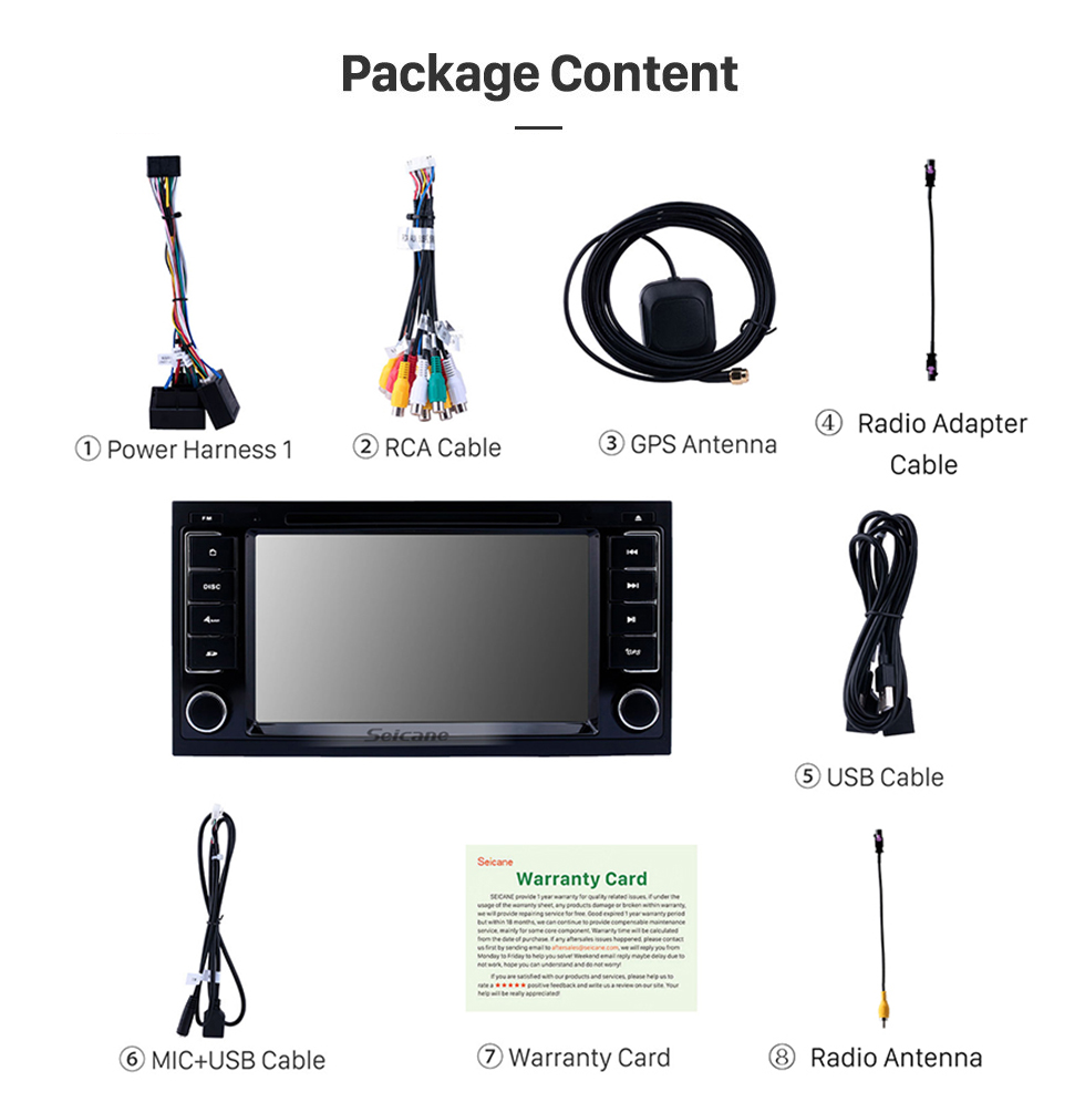Seicane 7 inch Android 10.0 GPS Navigation Radio for VW Volkswagen 2004-2011 Touareg 2009 T5 Multivan/Transporter with Touchscreen Carplay Bluetooth support 1080P DVR Seicane 7 inch Android 10.0 GPS Navigation Radio for VW Volkswagen 2004-2011 Touareg 2009 T5 Multivan/Transporter with Touchscreen Carplay Bluetooth support 1080P DVR