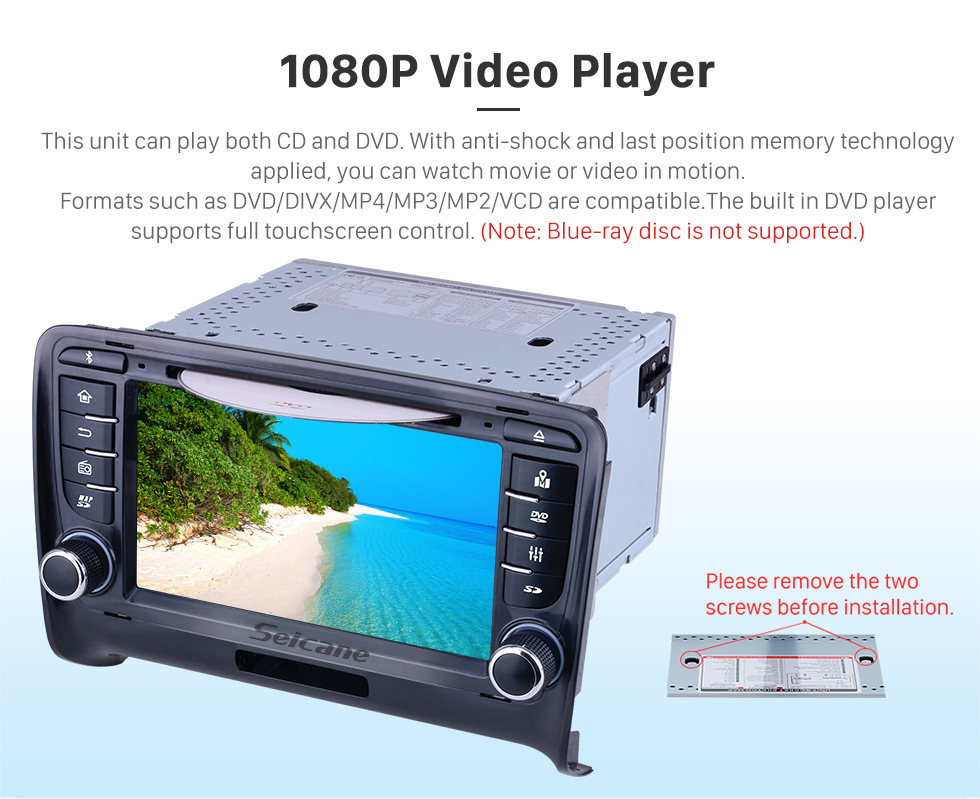 Seicane OEM 7 inch Android 10.0 for 2011 Audi TT Radio Bluetooth HD Touchscreen GPS Navigation System Carplay support DVR 1080P Video Seicane OEM 7 inch Android 10.0 for 2011 Audi TT Radio Bluetooth HD Touchscreen GPS Navigation System Carplay support DVR 1080P Video