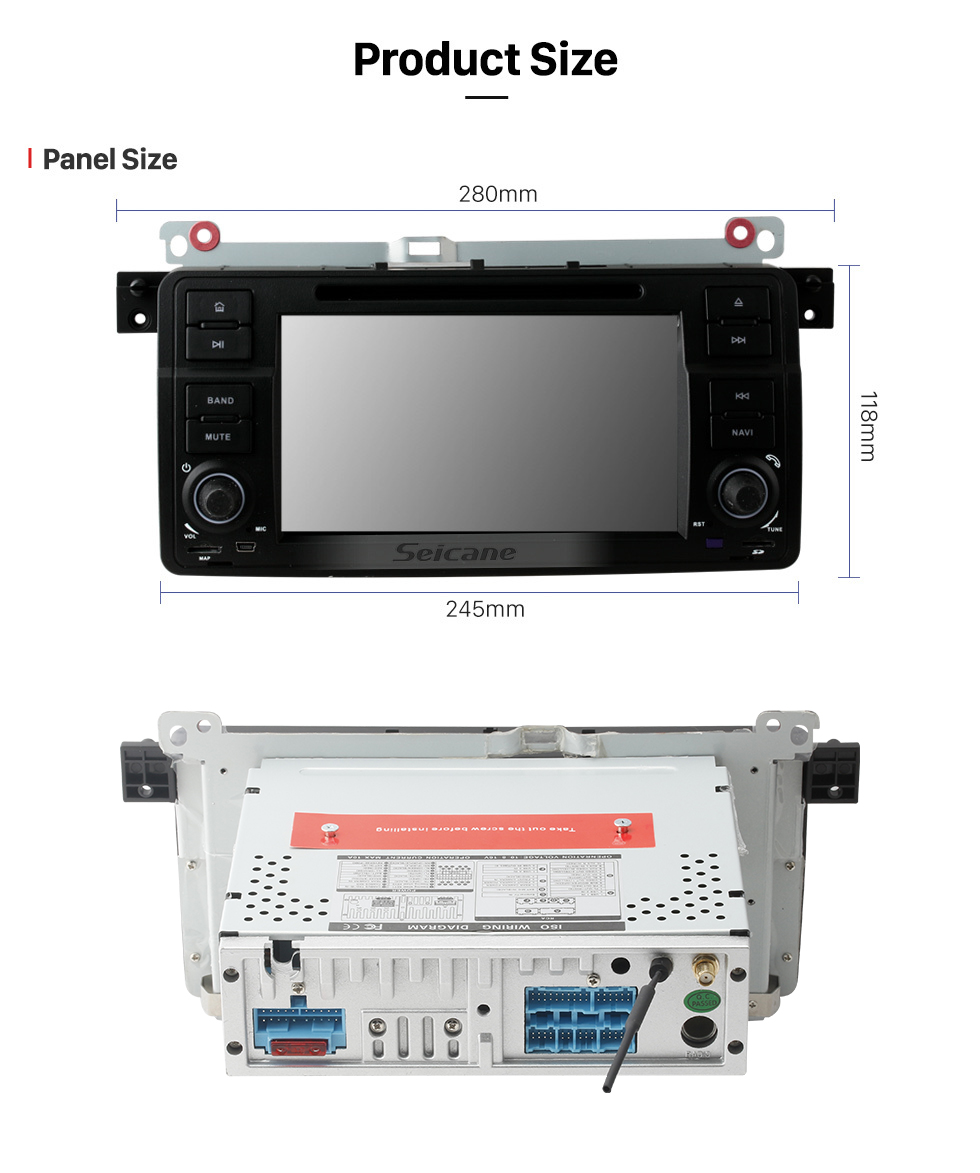 Seicane Radio de navegación GPS Android 11.0 de 7 pulgadas para 1999-2004 MG ZT con pantalla táctil HD Carplay Bluetooth WIFI USB AUX soporte Mirror Link OBD2 SWC 1080P DVR