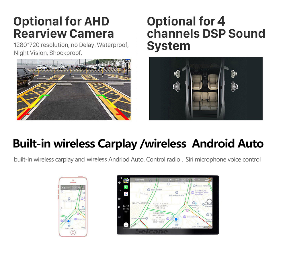 Seicane 7 polegadas Android 12.0 HD Touchscreen Radio para 1998-2005 Mercedes Benz Classe S W220 / S280 / S320 / S320 CDI / S400 CDI / S350 / S430 / S500 / S600 / S600 / S55 / AMG / S63 AMG / S65 AMG com navegação GPS Bluetooth Suporte para reprodução 1080P