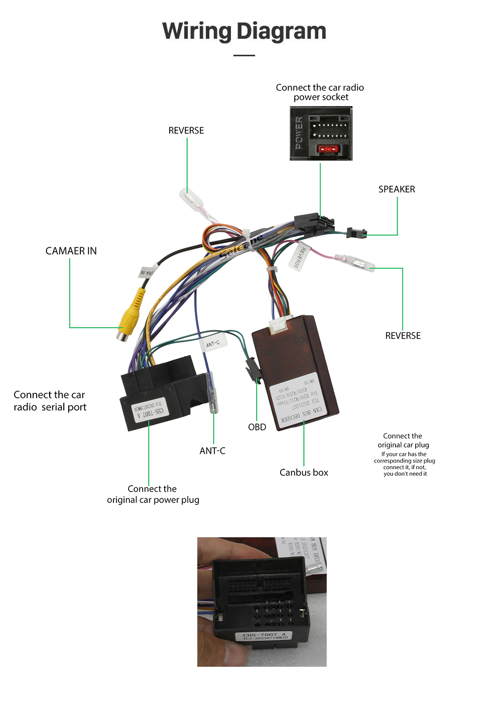 Seicane Radio de navegación GPS Android 12.0 de 7 pulgadas para 2005-2012 Mercedes Benz GL CLASS X164 GL320 con pantalla táctil HD Carplay Soporte Bluetooth TPMS OBD2