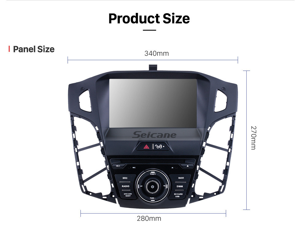 Seicane para 2011 2012 2013 Ford focus 1024 * 600 Pantalla táctil Android 12.0 Radio DVD Sistema de navegación GPS con enlace de espejo Bluetooth OBD2 DVR Cámara de visión trasera 1080P 4G WIFI Control del volante Cámara de visión trasera Seicane para 2011 2012 2013 Ford focus 1024 * 600 Pantalla táctil Android 12.0 Radio DVD Sistema de navegación GPS con enlace de espejo Bluetooth OBD2 DVR Cámara de visión trasera 1080P 4G WIFI Control del volante Cámara de visión trasera
