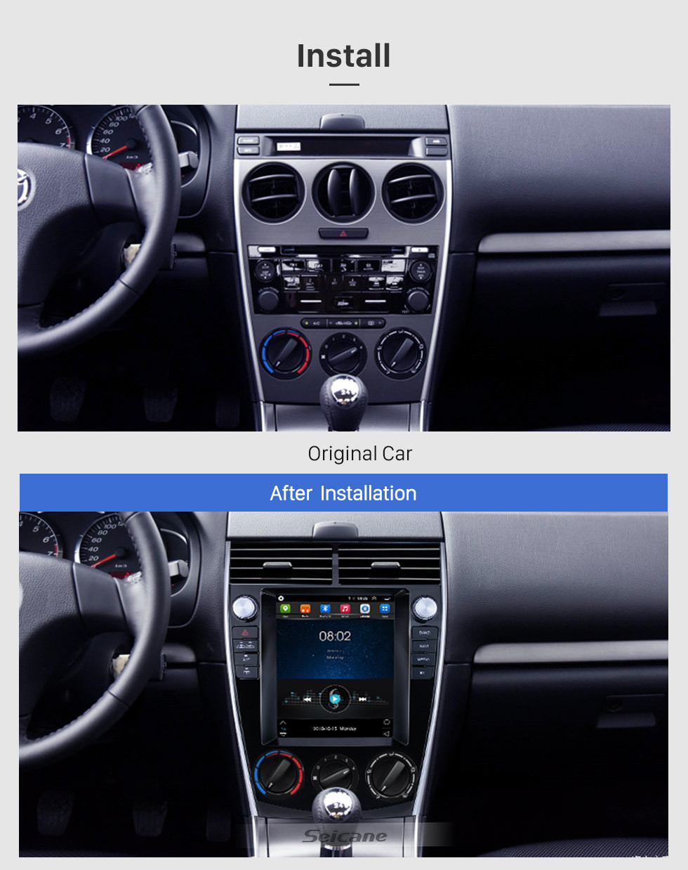 Seicane HD Touchscreen for Mazda 6 Radio Android 9.1 9.7 inch GPS Navigation System with Bluetooth USB support Digital TV Carplay Seicane HD Touchscreen for Mazda 6 Radio Android 9.1 9.7 inch GPS Navigation System with Bluetooth USB support Digital TV Carplay