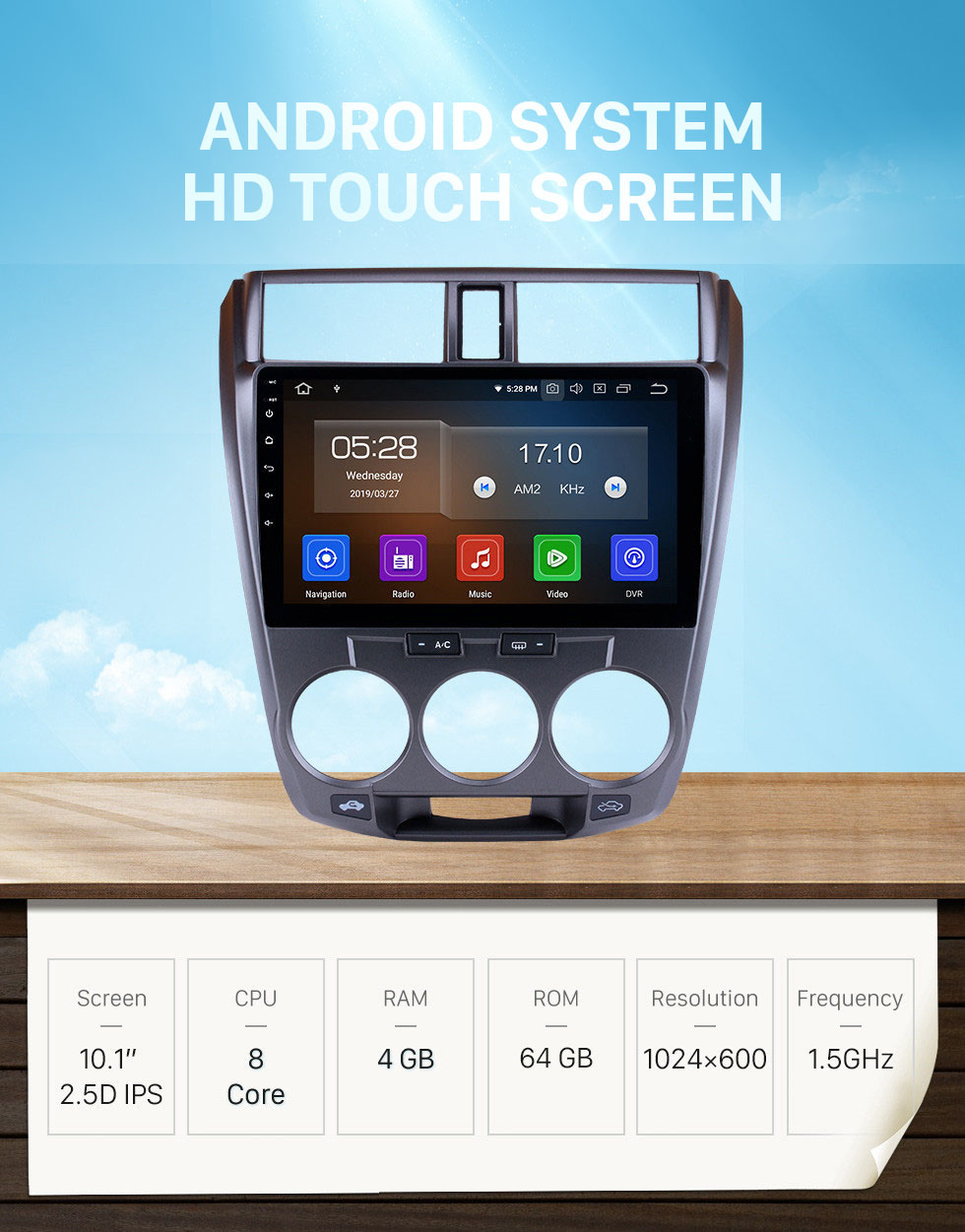 Seicane HD 1024*600 Touchscreen 2008-2013 HONDA CITY 10.1 inch Radio DVD Player Android 10.0 GPS Navigation System with Wifi Backup Camera Bluetooth Mirror Link OBD2 DAB+ DVR Steering Wheel Control Seicane HD 1024*600 Touchscreen 2008-2013 HONDA CITY 10.1 inch Radio DVD Player Android 10.0 GPS Navigation System with Wifi Backup Camera Bluetooth Mirror Link OBD2 DAB+ DVR Steering Wheel Control