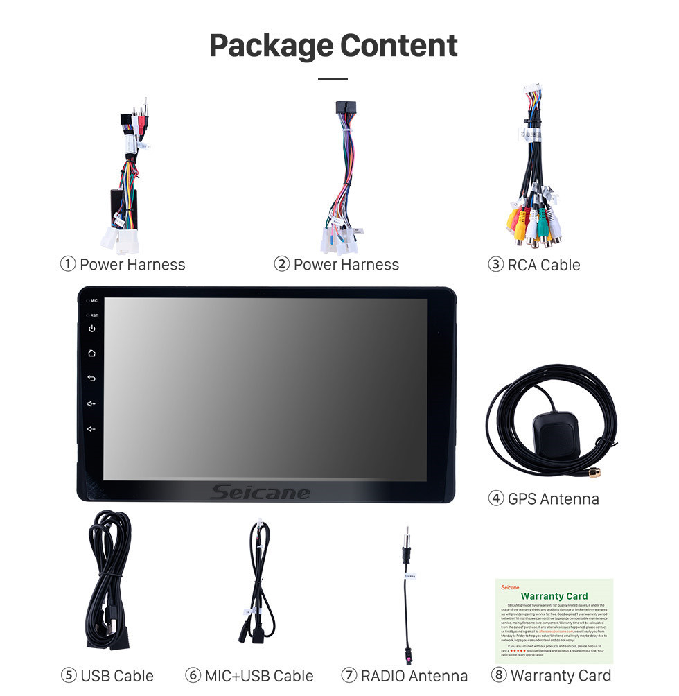 Seicane 9 Inch Aftermarket Android 10.0 Radio GPS Navigation system For 2015-2018 Toyota Sienna with Capacitive Touch Screen TPMS DVR OBD II Headrest Monitor Control USB SD Bluetooth 3G WiFi Video AUX Rear camera Seicane 9 Inch Aftermarket Android 10.0 Radio GPS Navigation system For 2015-2018 Toyota Sienna with Capacitive Touch Screen TPMS DVR OBD II Headrest Monitor Control USB SD Bluetooth 3G WiFi Video AUX Rear camera