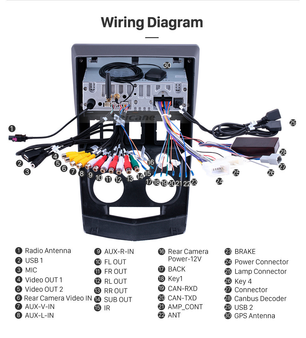 Seicane OEM 9 pulgadas Android 10.0 para 2004 2005 2006 2007 2008 Renault LOGAN L90 Radio Bluetooth HD Pantalla táctil Navegación GPS Carplay support TPMS