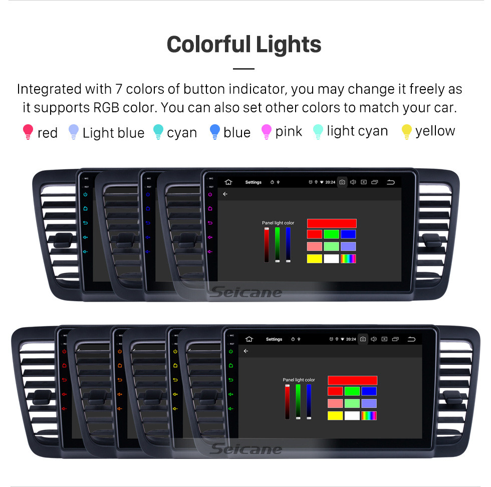Seicane HD Touchscreen 9 inch for 2004 2005 2006-2009 Subaru Legacy Radio Android 10.0 GPS Navigation System Bluetooth Carplay support DSP TPMS Seicane HD Touchscreen 9 inch for 2004 2005 2006-2009 Subaru Legacy Radio Android 10.0 GPS Navigation System Bluetooth Carplay support DSP TPMS