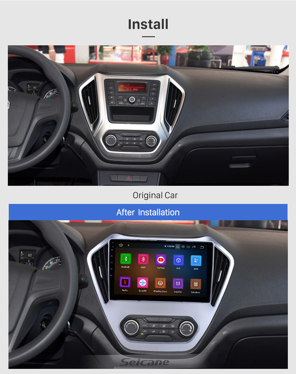 Seicane Android 10.0 para 2014 2015 2016 MG GT Radio 10.1 pulgadas Sistema de navegación GPS Bluetooth HD Pantalla táctil Carplay compatible DSP SWC Seicane Android 10.0 para 2014 2015 2016 MG GT Radio 10.1 pulgadas Sistema de navegación GPS Bluetooth HD Pantalla táctil Carplay compatible DSP SWC