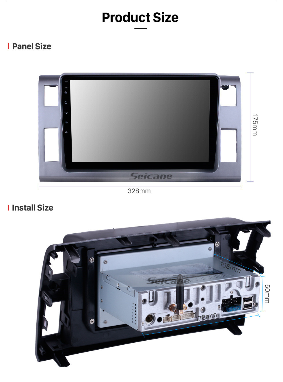 Seicane Android 10.0 For 2006 Toyota Previa/Estima/Tarago Radio 10.1 inch GPS Navigation System Bluetooth HD Touchscreen Carplay support SWC Seicane Android 10.0 For 2006 Toyota Previa/Estima/Tarago Radio 10.1 inch GPS Navigation System Bluetooth HD Touchscreen Carplay support SWC