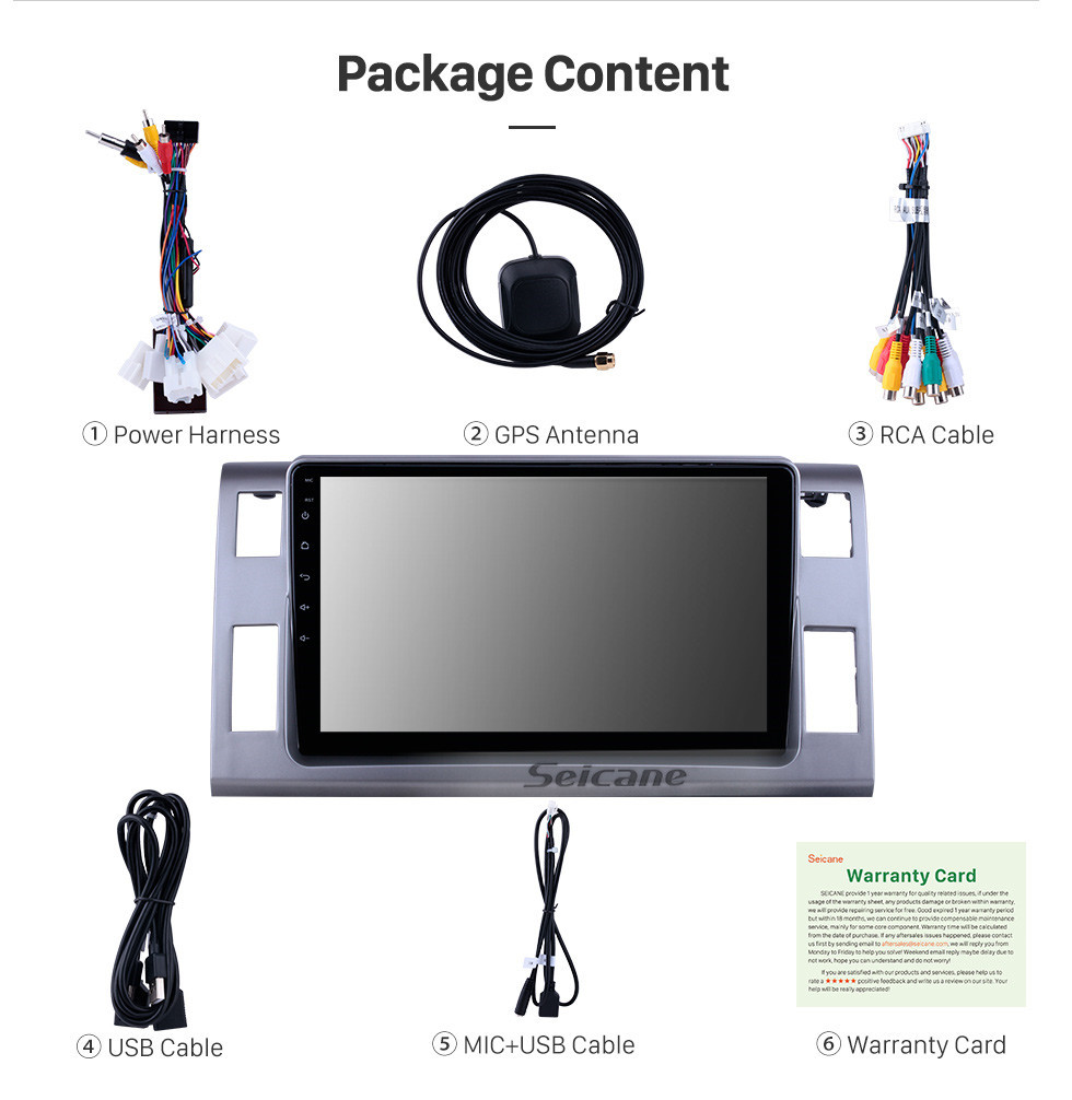 Seicane Android 10.0 For 2006 Toyota Previa/Estima/Tarago Radio 10.1 inch GPS Navigation System Bluetooth HD Touchscreen Carplay support SWC Seicane Android 10.0 For 2006 Toyota Previa/Estima/Tarago Radio 10.1 inch GPS Navigation System Bluetooth HD Touchscreen Carplay support SWC
