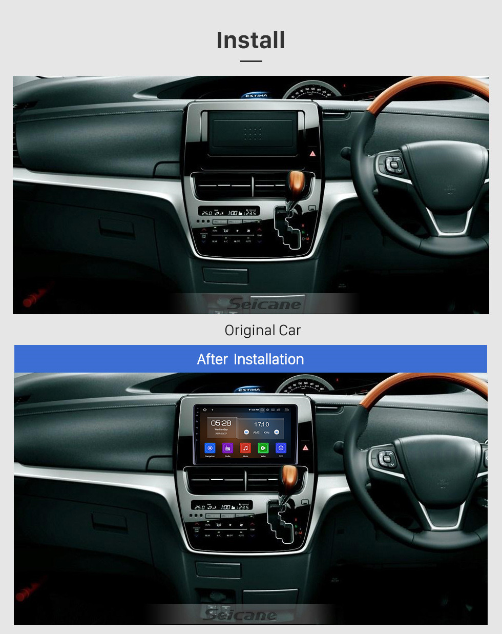Seicane HD Touchscreen 10.1 inch for 2019 Toyota Previa Radio Android 10.0 GPS Navigation System Bluetooth Carplay support DSP DVR Seicane HD Touchscreen 10.1 inch for 2019 Toyota Previa Radio Android 10.0 GPS Navigation System Bluetooth Carplay support DSP DVR