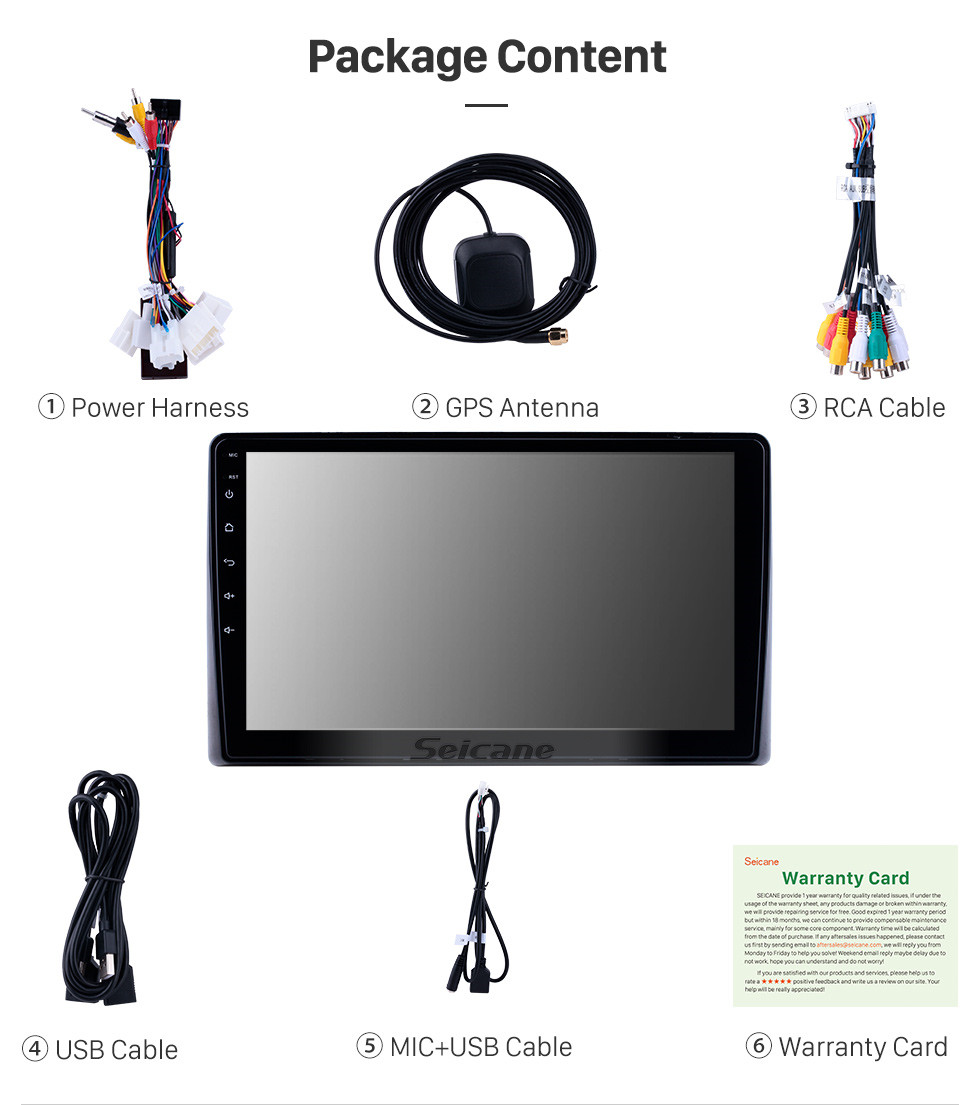 Seicane HD Touchscreen 10.1 inch for 2019 Toyota Previa Radio Android 10.0 GPS Navigation System Bluetooth Carplay support DSP DVR Seicane HD Touchscreen 10.1 inch for 2019 Toyota Previa Radio Android 10.0 GPS Navigation System Bluetooth Carplay support DSP DVR