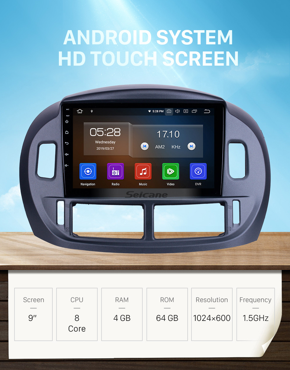Seicane HD Touchscreen 9 inch for 2004 Toyota Previa Radio Android 10.0 GPS Navigation System Bluetooth WIFI Carplay support DSP OBD2 Seicane HD Touchscreen 9 inch for 2004 Toyota Previa Radio Android 10.0 GPS Navigation System Bluetooth WIFI Carplay support DSP OBD2