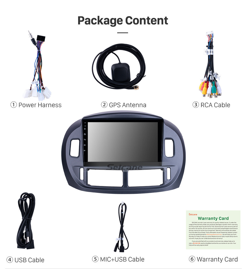 Seicane HD Touchscreen 9 inch for 2004 Toyota Previa Radio Android 10.0 GPS Navigation System Bluetooth WIFI Carplay support DSP OBD2 Seicane HD Touchscreen 9 inch for 2004 Toyota Previa Radio Android 10.0 GPS Navigation System Bluetooth WIFI Carplay support DSP OBD2