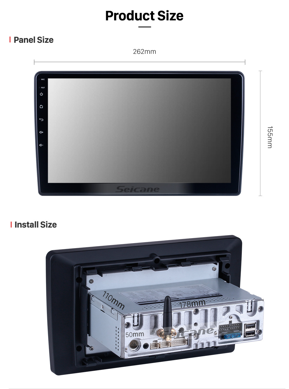 Seicane 10.1 pulgadas Android 10.0 para 2012 Honda Brio Radio Sistema de navegación GPS con pantalla táctil HD Bluetooth Carplay compatible con OBD2 Seicane 10.1 pulgadas Android 10.0 para 2012 Honda Brio Radio Sistema de navegación GPS con pantalla táctil HD Bluetooth Carplay compatible con OBD2