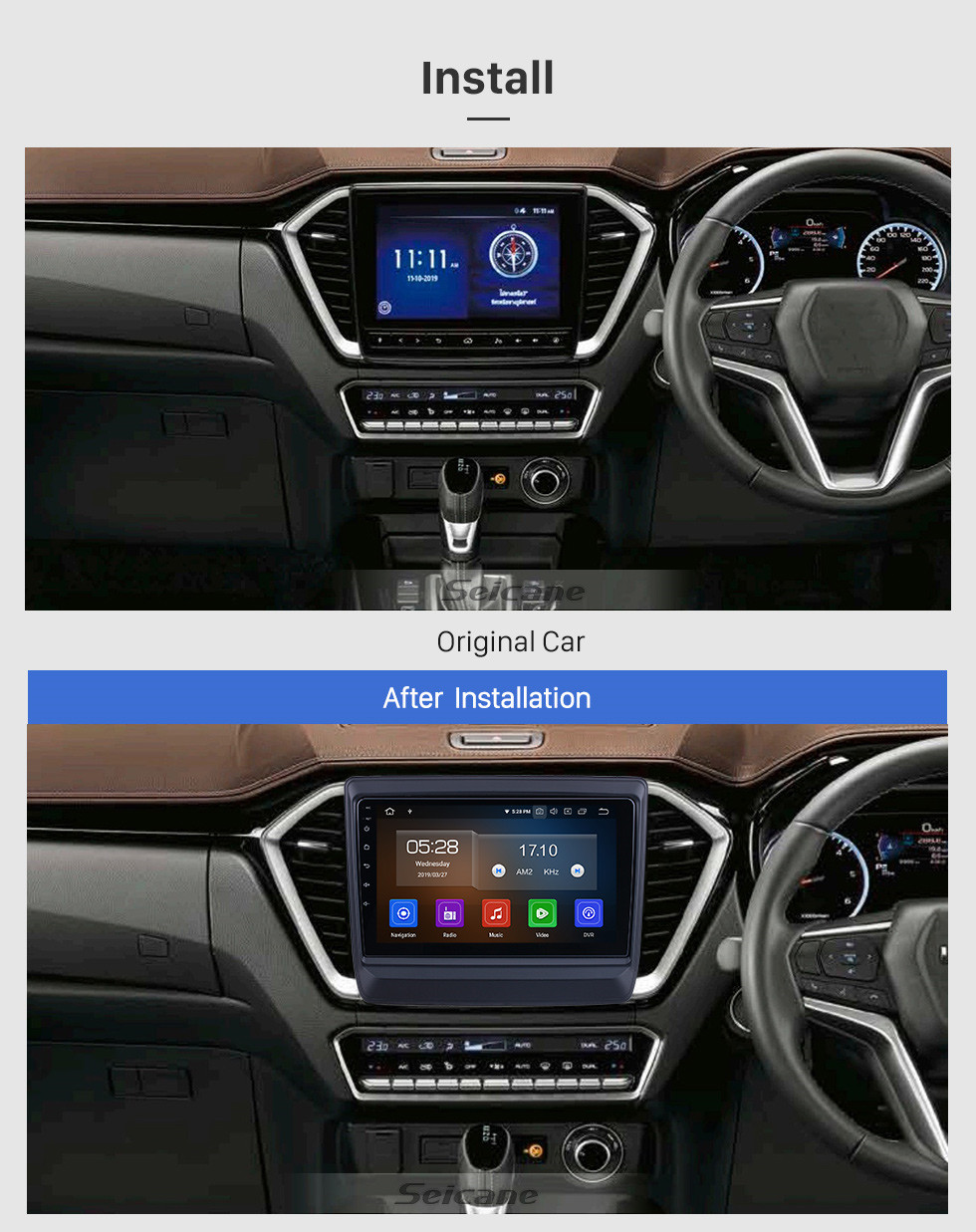 Seicane OEM 9 inch Android 10.0 for 2020 Isuzu D-Max Radio with Bluetooth HD Touchscreen GPS Navigation System Carplay support DSP TPMS Seicane OEM 9 inch Android 10.0 for 2020 Isuzu D-Max Radio with Bluetooth HD Touchscreen GPS Navigation System Carplay support DSP TPMS