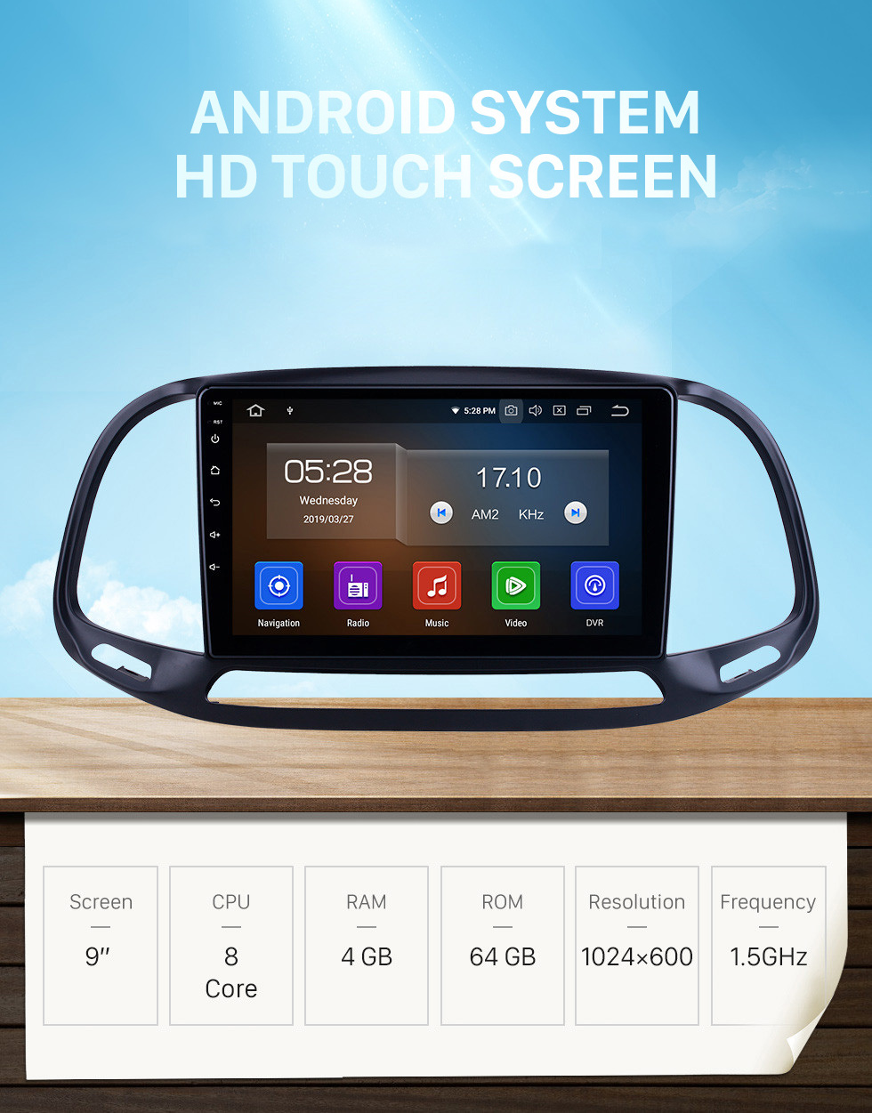 Seicane HD Touchscreen 9 inch for 2015 2016 2017 2018 2019 Fiat Doblo Radio Android 10.0 GPS Navigation System Bluetooth WIFI Carplay support DSP Seicane HD Touchscreen 9 inch for 2015 2016 2017 2018 2019 Fiat Doblo Radio Android 10.0 GPS Navigation System Bluetooth WIFI Carplay support DSP