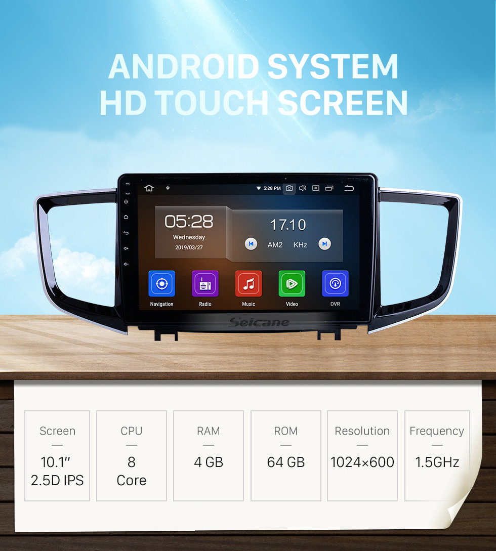 Seicane HD Touchscreen Android 10.0 for 2016 Honda Pilot Radio 10.1 inch GPS Navigation System Bluetooth Carplay support DAB+ Backup camera Seicane HD Touchscreen Android 10.0 for 2016 Honda Pilot Radio 10.1 inch GPS Navigation System Bluetooth Carplay support DAB+ Backup camera