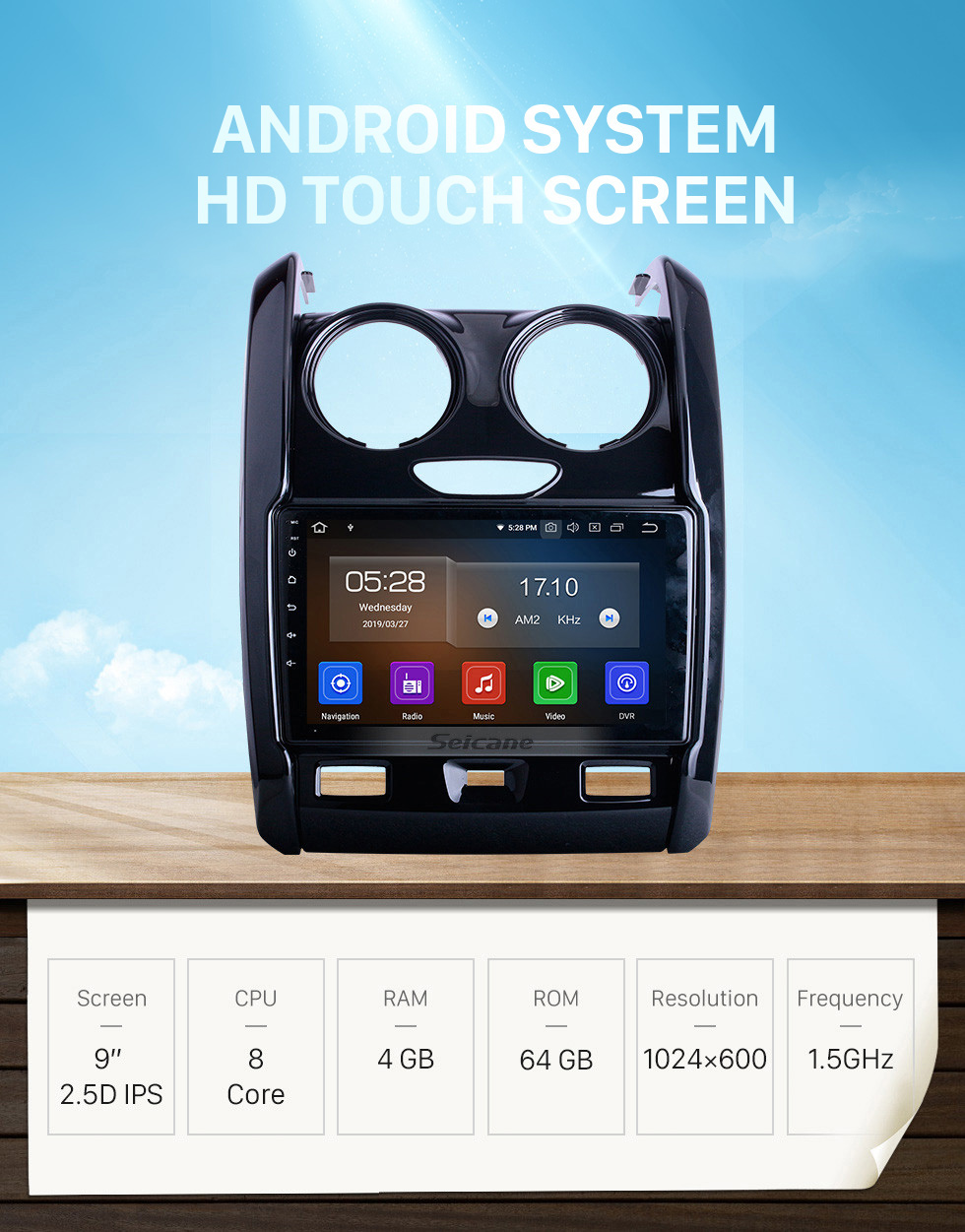 Seicane For 2015 2016 2017-2020 Renault Duster Radio 9 inch Android 10.0 HD Touchscreen Bluetooth with GPS Navigation System Carplay support 1080P Seicane For 2015 2016 2017-2020 Renault Duster Radio 9 inch Android 10.0 HD Touchscreen Bluetooth with GPS Navigation System Carplay support 1080P