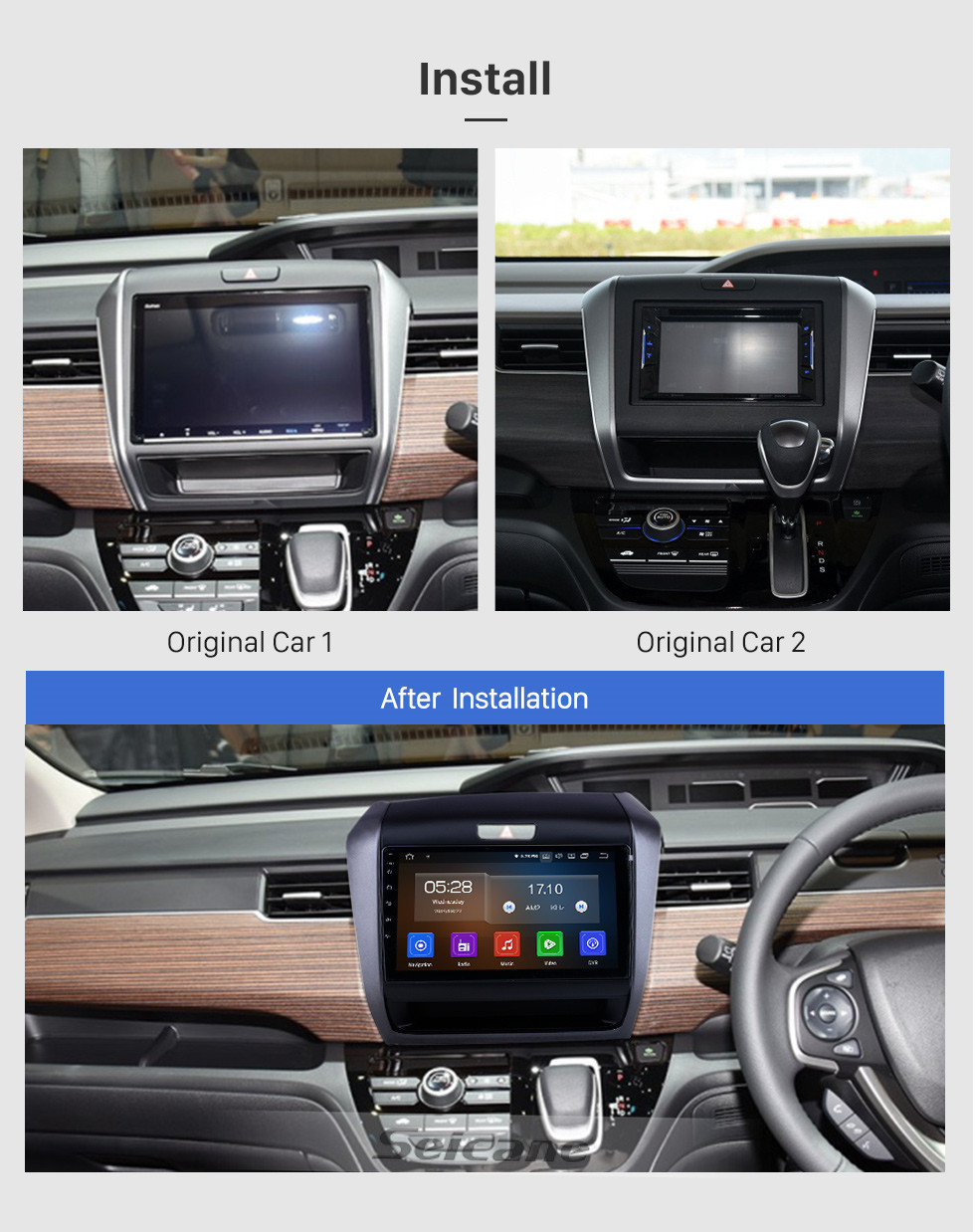 Seicane 9 inch For 2020 Honda Freed Hybrid RHD Radio Android 10.0 GPS Navigation System Bluetooth HD Touchscreen Carplay support Digital TV Seicane 9 inch For 2020 Honda Freed Hybrid RHD Radio Android 10.0 GPS Navigation System Bluetooth HD Touchscreen Carplay support Digital TV