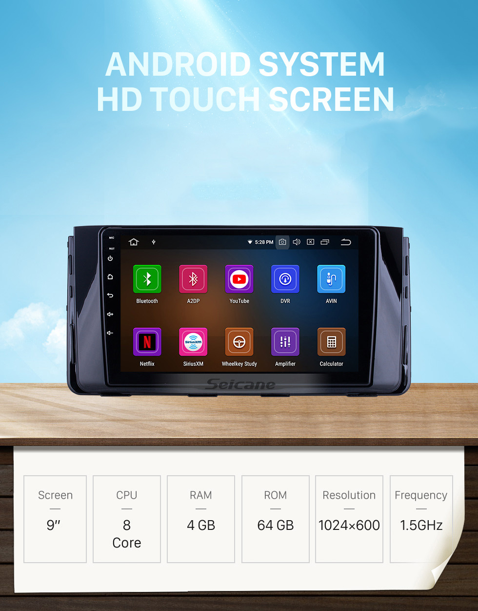 Seicane Android 10.0 For 2016 Hyundai H350 Radio 9 inch GPS Navigation System Bluetooth AUX WIFI HD Touchscreen Carplay support TPMS SWC Seicane Android 10.0 For 2016 Hyundai H350 Radio 9 inch GPS Navigation System Bluetooth AUX WIFI HD Touchscreen Carplay support TPMS SWC