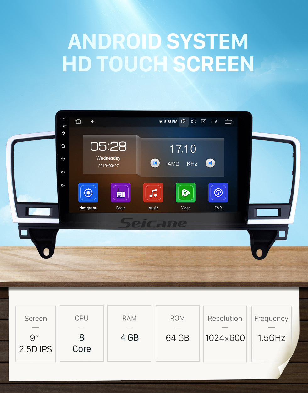 Seicane Android 10.0 For 2014 2015 Mercedes Benz ML Radio 9 inch GPS Navigation System Bluetooth HD Touchscreen USB Carplay support DVR SWC Seicane Android 10.0 For 2014 2015 Mercedes Benz ML Radio 9 inch GPS Navigation System Bluetooth HD Touchscreen USB Carplay support DVR SWC