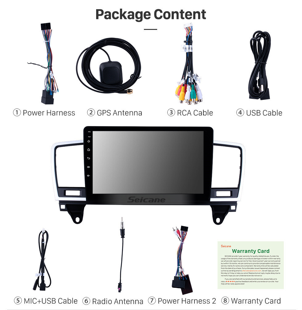 Seicane Android 10.0 For 2014 2015 Mercedes Benz ML Radio 9 inch GPS Navigation System Bluetooth HD Touchscreen USB Carplay support DVR SWC Seicane Android 10.0 For 2014 2015 Mercedes Benz ML Radio 9 inch GPS Navigation System Bluetooth HD Touchscreen USB Carplay support DVR SWC