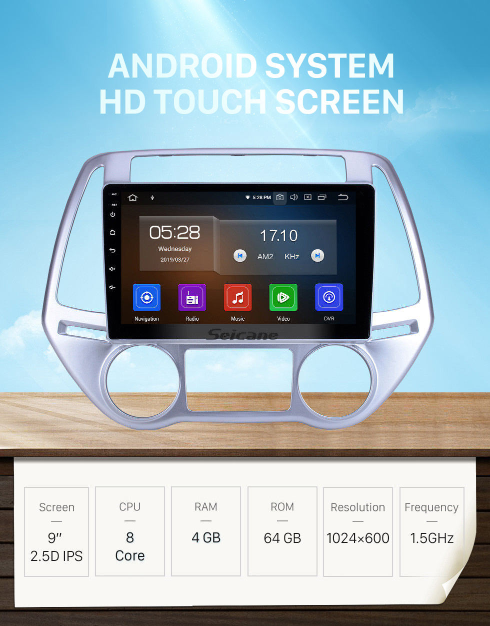 Seicane OEM 9 inch Android 10.0 for 2012 2013 2014 Hyundai i20 Auto A/C Radio Bluetooth HD Touchscreen GPS Navigation System Carplay support TPMS Seicane OEM 9 inch Android 10.0 for 2012 2013 2014 Hyundai i20 Auto A/C Radio Bluetooth HD Touchscreen GPS Navigation System Carplay support TPMS