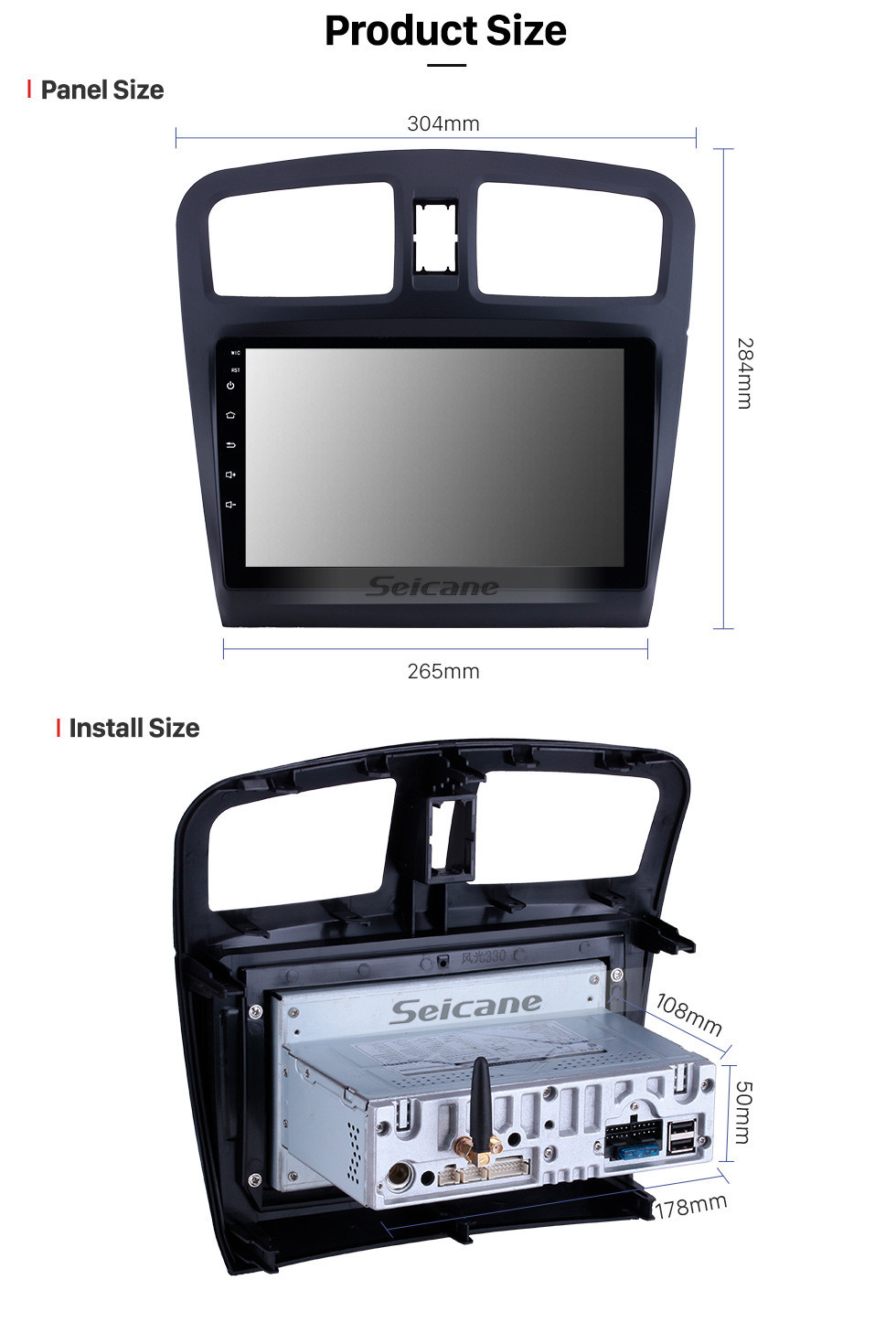 Seicane 9 дюймов Для 2014 Fengon 330 Radio Android 10.0 GPS-навигация с Bluetooth HD Сенсорный экран Поддержка Carplay Цифровое ТВ Seicane 9 дюймов Для 2014 Fengon 330 Radio Android 10.0 GPS-навигация с Bluetooth HD Сенсорный экран Поддержка Carplay Цифровое ТВ