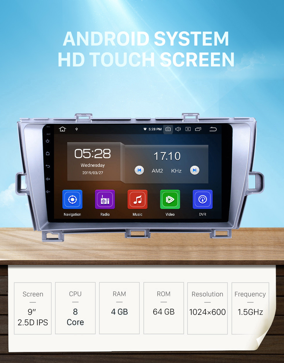 Seicane 2009-2013 Toyota Prius RHD Android 10.0 9 inch GPS Navigation Radio Bluetooth HD Touchscreen USB Carplay support DVR DAB+ OBD2 SWC Seicane 2009-2013 Toyota Prius RHD Android 10.0 9 inch GPS Navigation Radio Bluetooth HD Touchscreen USB Carplay support DVR DAB+ OBD2 SWC