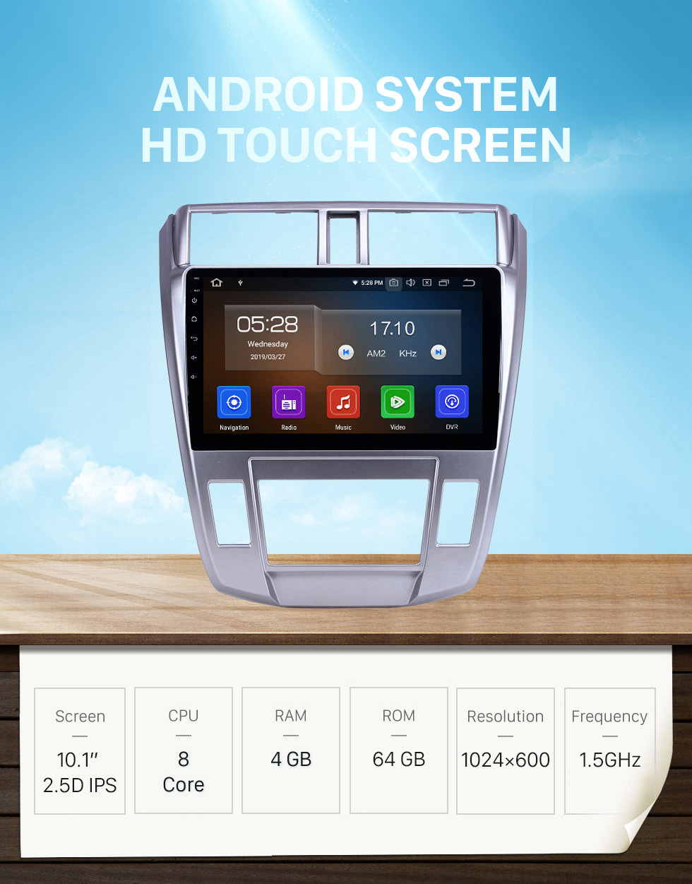 Seicane 2008-2013 Honda City Auto A/C Android 10.0 10.1 inch GPS Navigation Radio Bluetooth HD Touchscreen USB Carplay support DVR SWC Seicane 2008-2013 Honda City Auto A/C Android 10.0 10.1 inch GPS Navigation Radio Bluetooth HD Touchscreen USB Carplay support DVR SWC