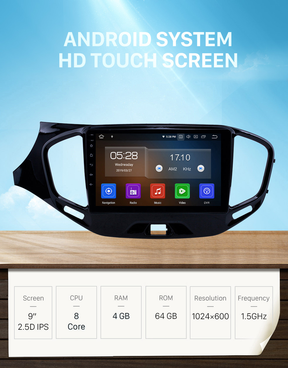 Seicane Android 10.0 9-дюймовый GPS-навигатор для 2015-2019 Lada Vesta Cross Sport с сенсорным экраном HD Carplay Поддержка Bluetooth Цифровое ТВ Seicane Android 10.0 9-дюймовый GPS-навигатор для 2015-2019 Lada Vesta Cross Sport с сенсорным экраном HD Carplay Поддержка Bluetooth Цифровое ТВ
