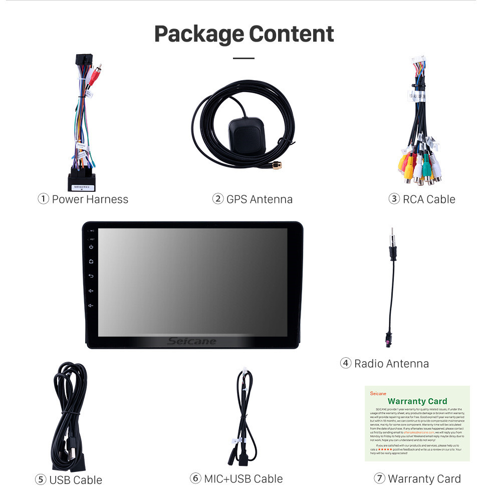 Seicane HD Touchscreen 2005-2008 Ford Focus Android 10.0 9 inch GPS Navigation Radio Bluetooth AUX Carplay support Rear camera DAB+ OBD2 Seicane HD Touchscreen 2005-2008 Ford Focus Android 10.0 9 inch GPS Navigation Radio Bluetooth AUX Carplay support Rear camera DAB+ OBD2