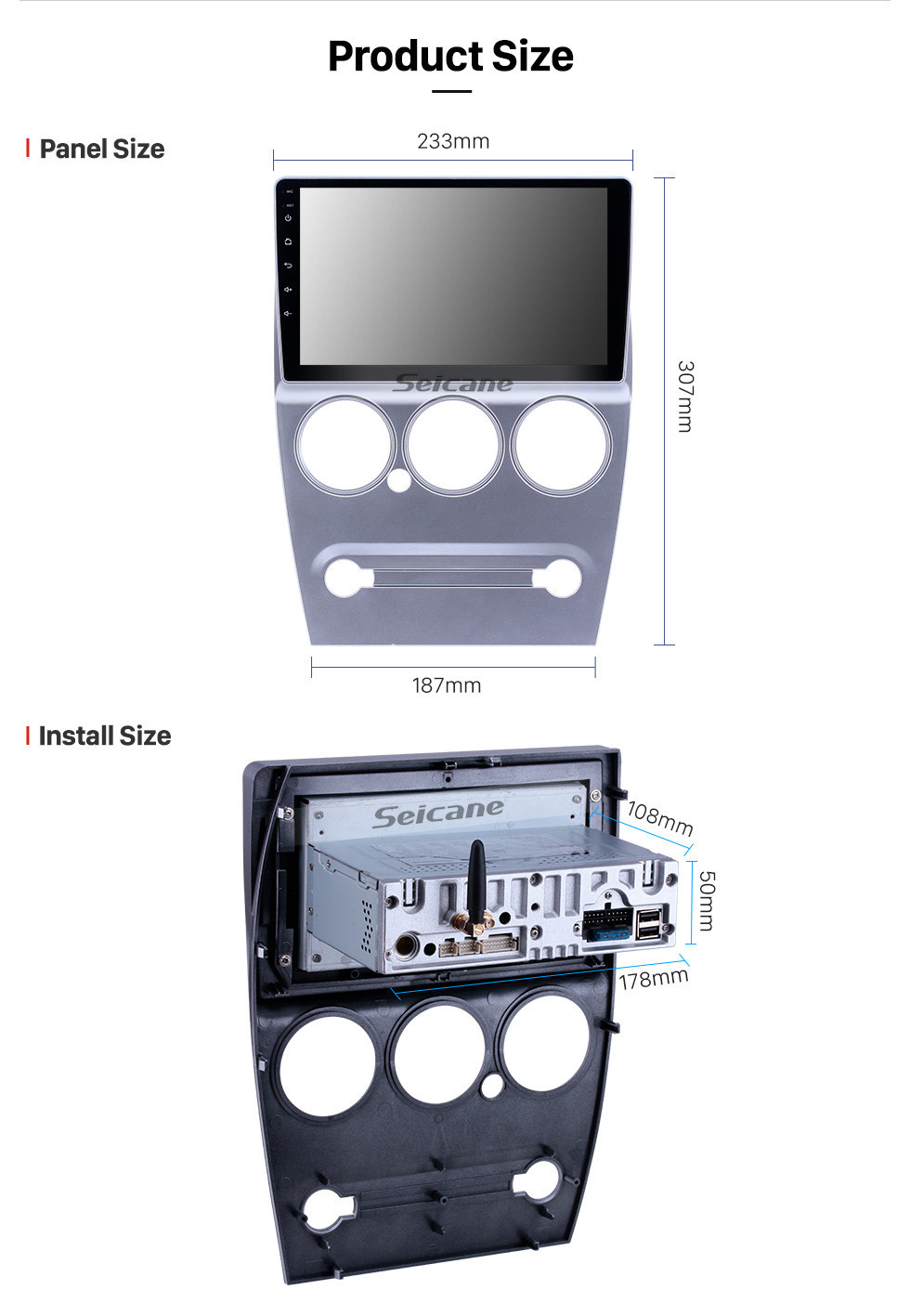 Seicane HD Touchscreen 2008-2013 Citroen Elysee Android 10.0 9 Zoll GPS Navigationsradio Bluetooth AUX USB Carplay Unterstützung DAB + Backup Kamera Seicane HD Touchscreen 2008-2013 Citroen Elysee Android 10.0 9 Zoll GPS Navigationsradio Bluetooth AUX USB Carplay Unterstützung DAB + Backup Kamera