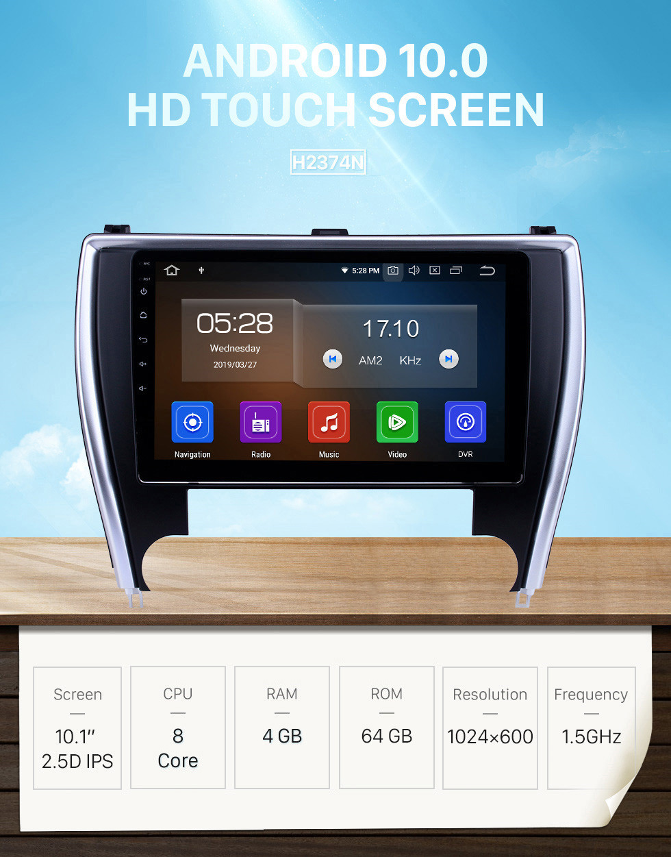 Seicane 10.1 inch Android 10.0 Radio for 2015 Toyota Camry(America version) Bluetooth HD Touchscreen GPS Navigation Carplay support TPMS DAB+ Seicane 10.1 inch Android 10.0 Radio for 2015 Toyota Camry(America version) Bluetooth HD Touchscreen GPS Navigation Carplay support TPMS DAB+