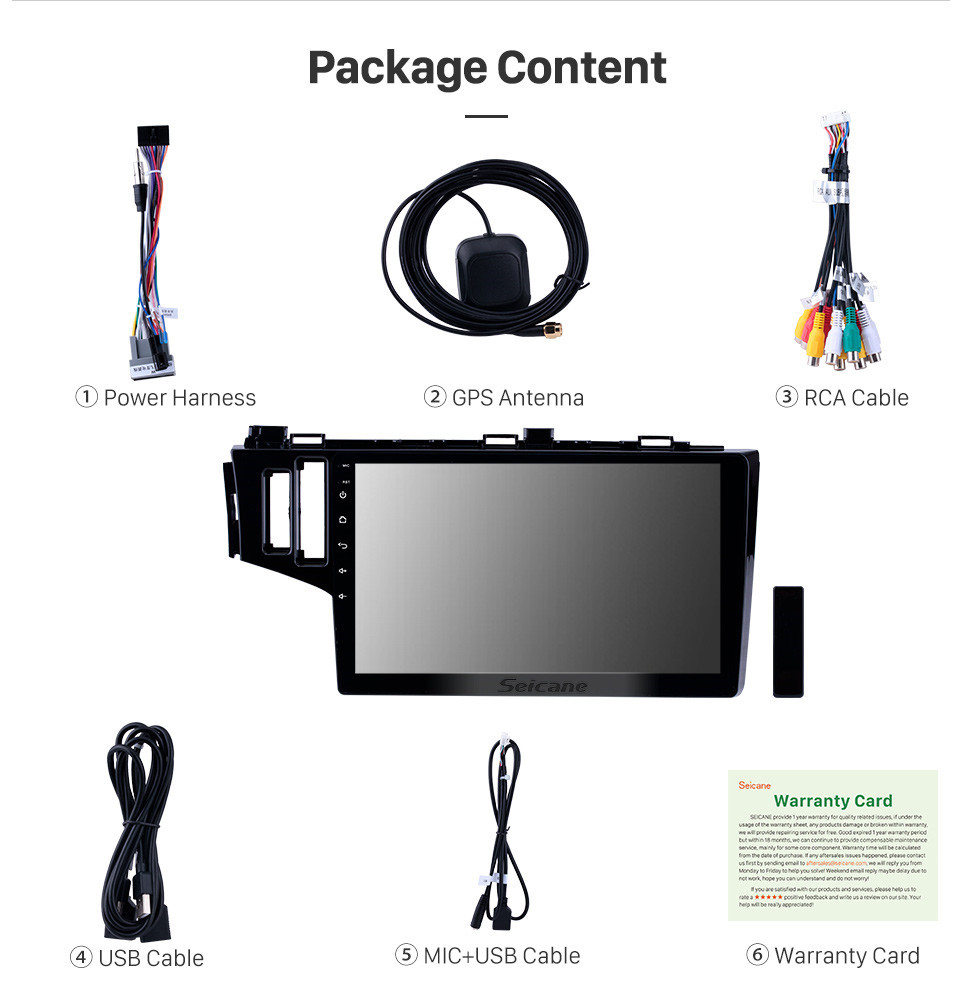 Seicane 10.1 pulgadas 2013-2015 Honda Fit LHD Android 10.0 Radio de navegación GPS Bluetooth WIFI Pantalla táctil Carplay soporte DVR Seicane 10.1 pulgadas 2013-2015 Honda Fit LHD Android 10.0 Radio de navegación GPS Bluetooth WIFI Pantalla táctil Carplay soporte DVR