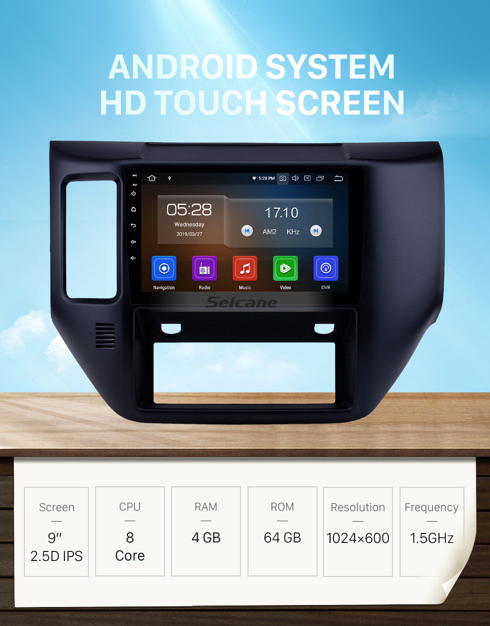 Seicane OEM 9 inch Android 10.0 Radio for 2011-2015 Nissan Patrol Bluetooth HD Touchscreen GPS Navigation Carplay support Rear camera Seicane OEM 9 inch Android 10.0 Radio for 2011-2015 Nissan Patrol Bluetooth HD Touchscreen GPS Navigation Carplay support Rear camera