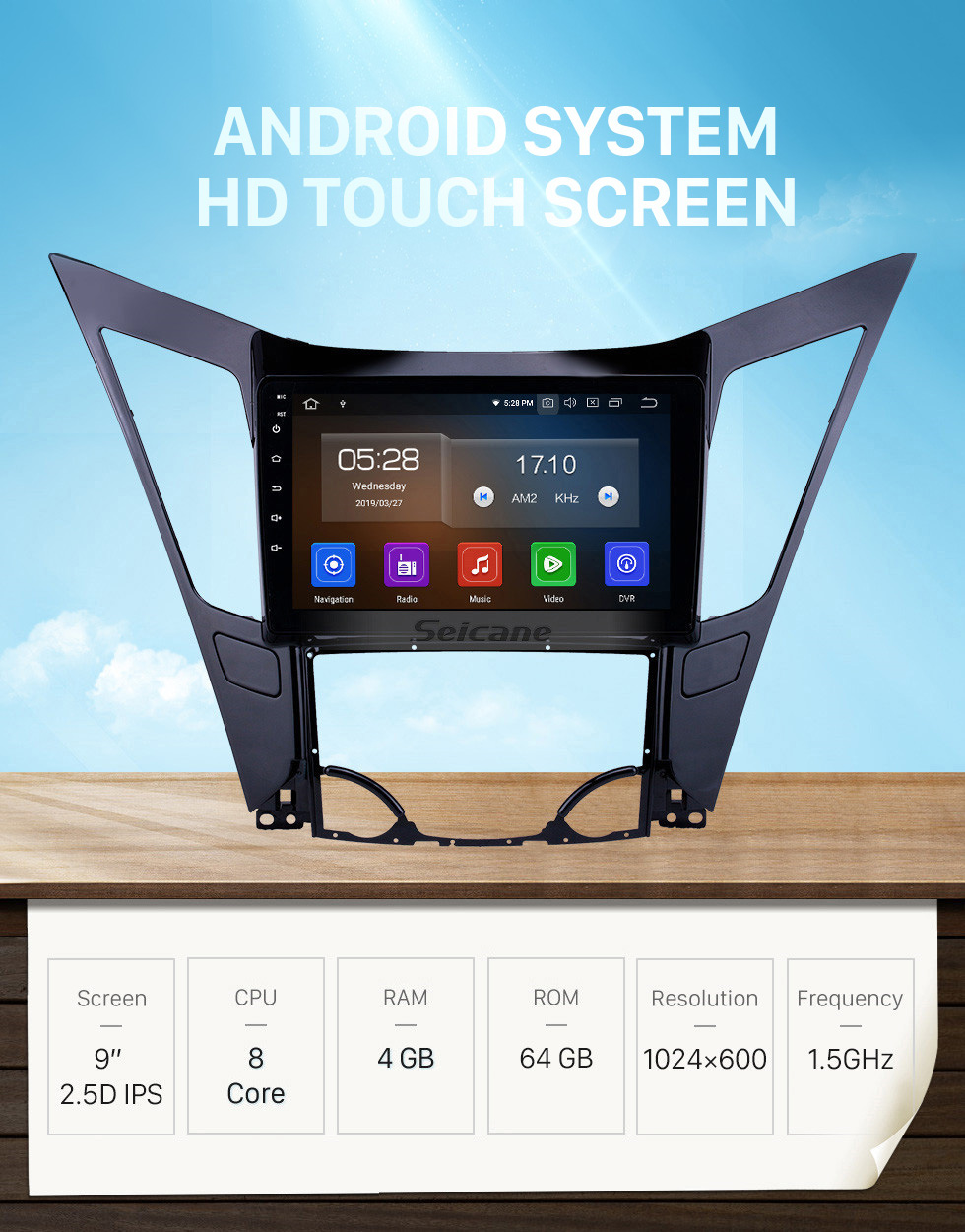 Seicane HD Touchscreen 2011-2015 Hyundai Sonata 8 Android 10.0 9 inch GPS Navigation Radio Bluetooth WIFI USB Carplay support DAB+ TPMS Seicane HD Touchscreen 2011-2015 Hyundai Sonata 8 Android 10.0 9 inch GPS Navigation Radio Bluetooth WIFI USB Carplay support DAB+ TPMS