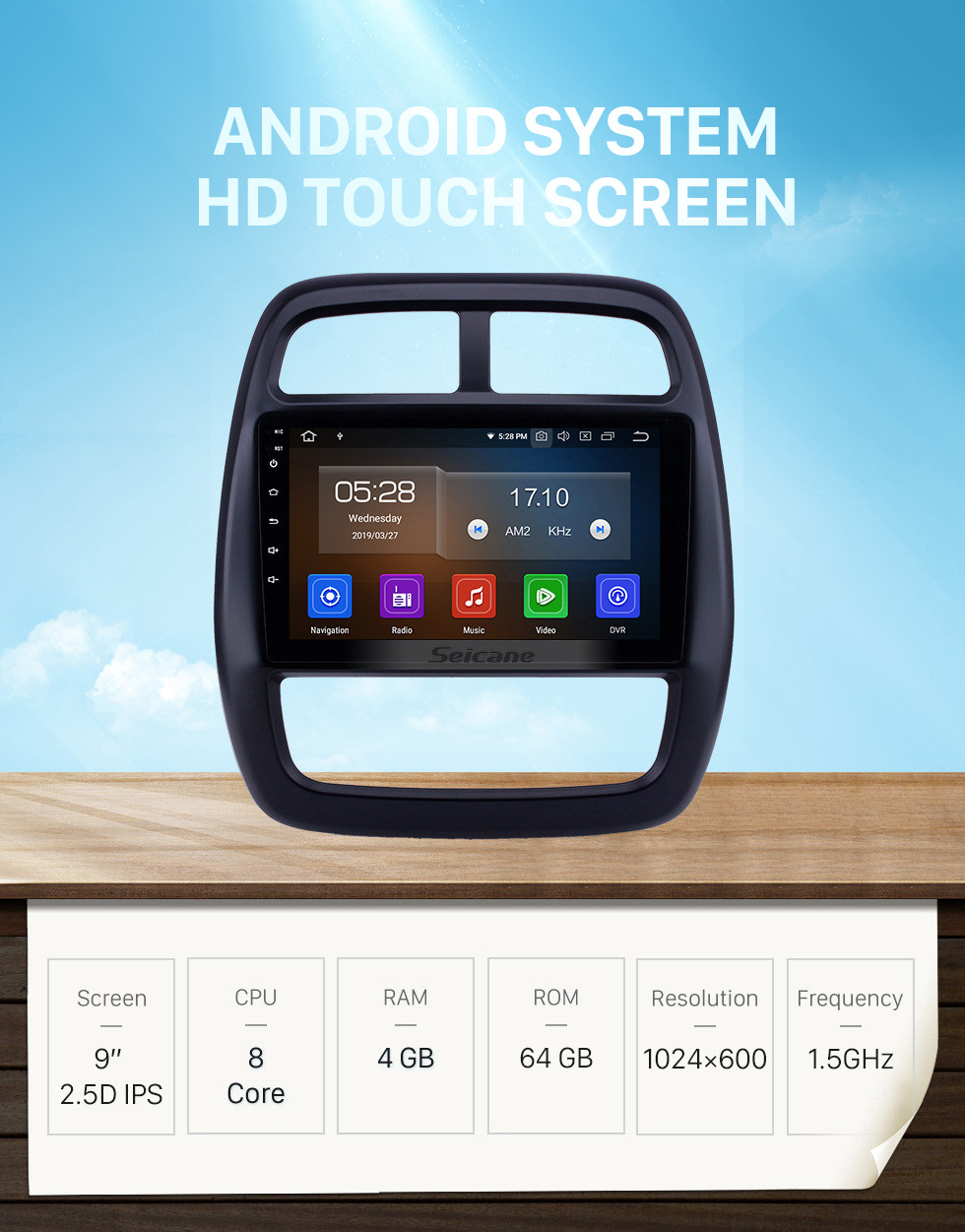 Seicane OEM 9 inch Android 10.0 Radio for 2012-2017 Renault Kwid Bluetooth HD Touchscreen GPS Navigation Carplay support Rearview camera Seicane OEM 9 inch Android 10.0 Radio for 2012-2017 Renault Kwid Bluetooth HD Touchscreen GPS Navigation Carplay support Rearview camera