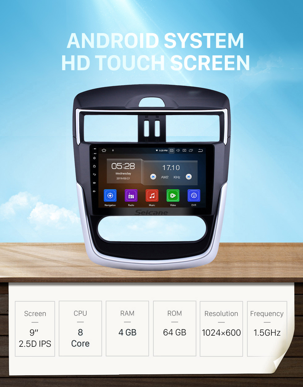 Seicane 2016-2018 Nissan Tiida Android 10.0 9 inch GPS Navigation Radio Bluetooth HD Touchscreen USB Carplay support TPMS DAB+ 1080P Video Seicane 2016-2018 Nissan Tiida Android 10.0 9 inch GPS Navigation Radio Bluetooth HD Touchscreen USB Carplay support TPMS DAB+ 1080P Video