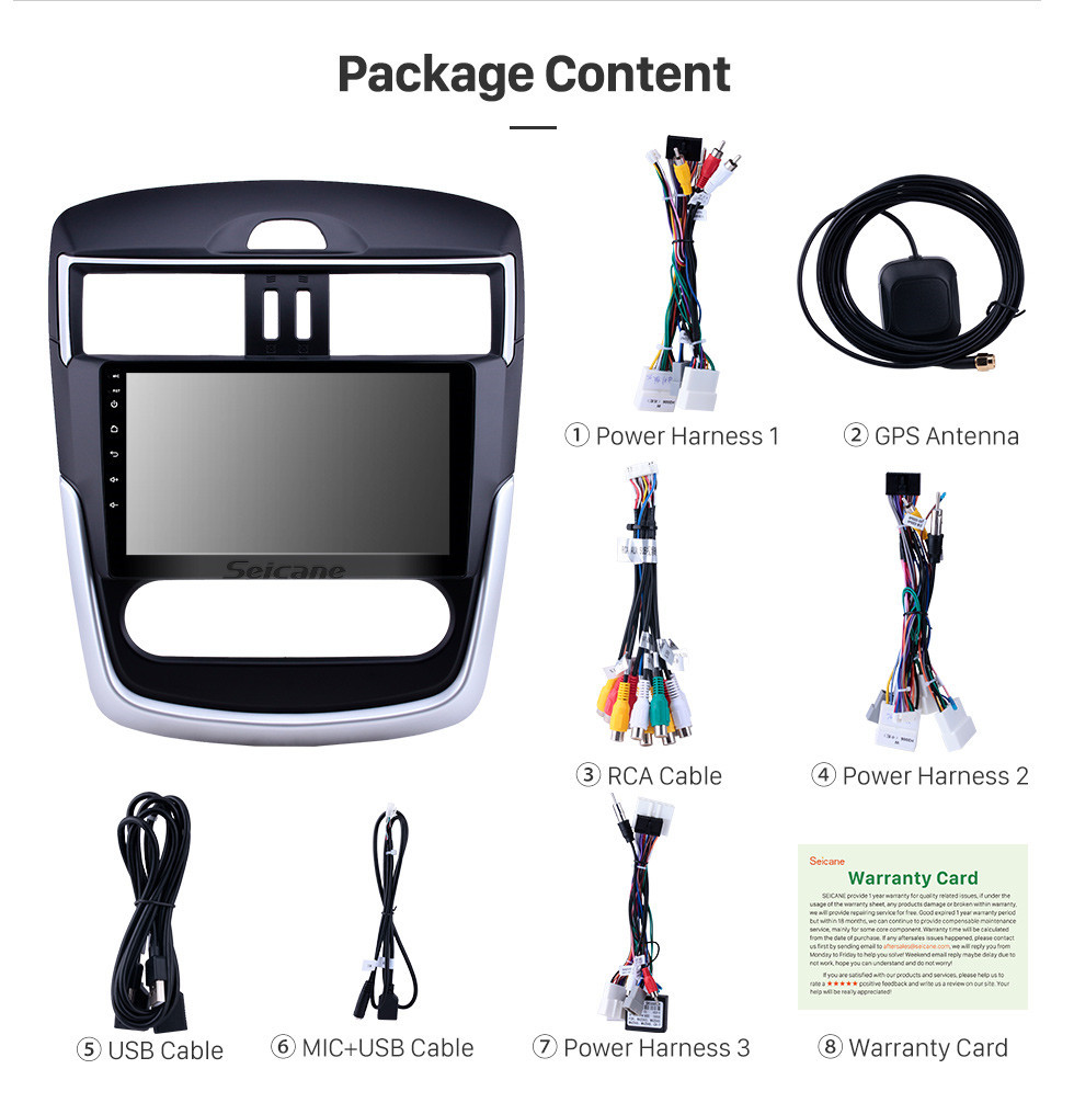 Seicane 2016-2018 Nissan Tiida Android 10.0 9 inch GPS Navigation Radio Bluetooth HD Touchscreen USB Carplay support TPMS DAB+ 1080P Video Seicane 2016-2018 Nissan Tiida Android 10.0 9 inch GPS Navigation Radio Bluetooth HD Touchscreen USB Carplay support TPMS DAB+ 1080P Video