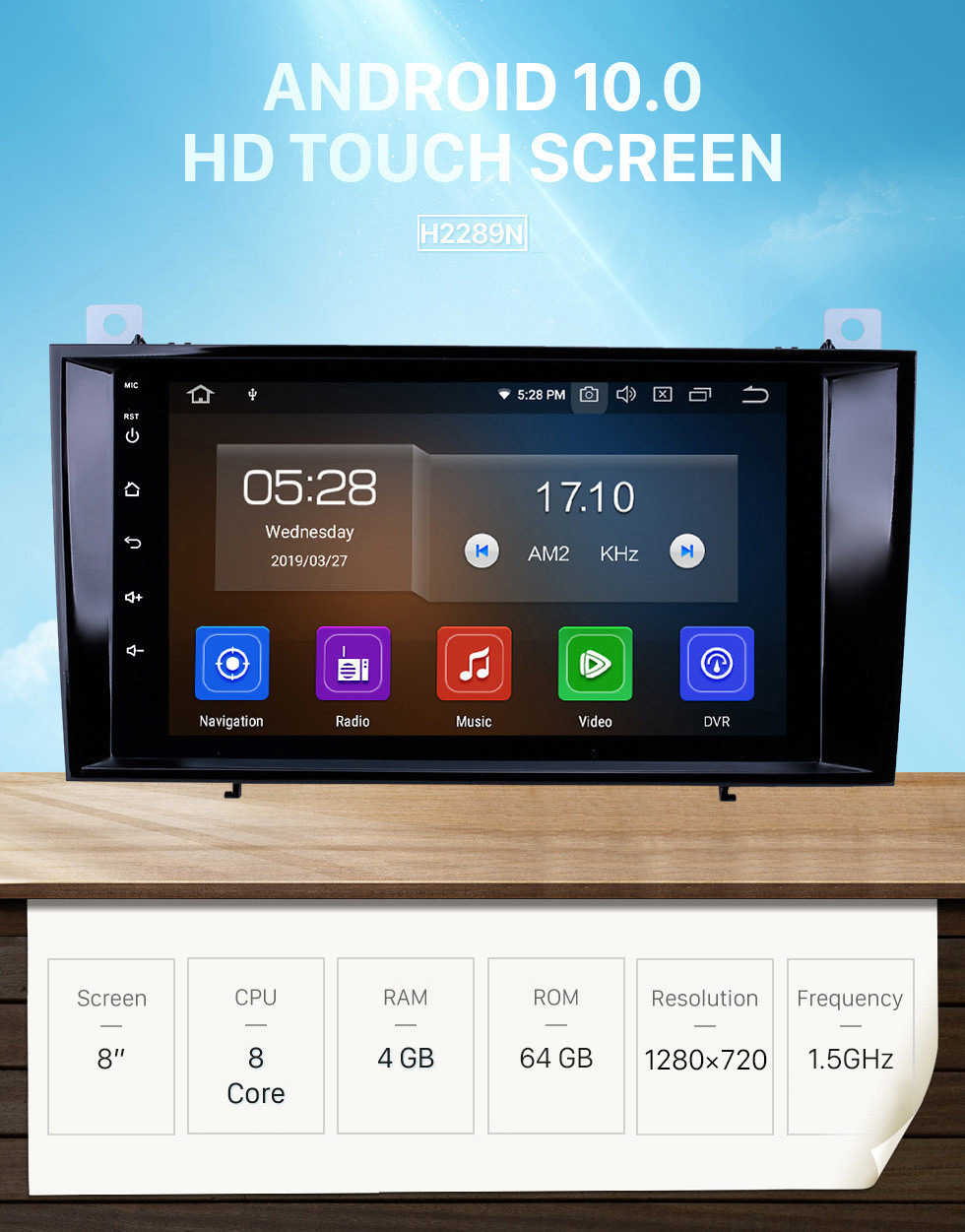 Seicane 8 inch Android 10.0 2000-2011 Mercedes Benz SLK class R171 SLK200 SLK280 SLK300 GPS Navigation Radio with Touchscreen Carplay Bluetooth support OBD2 Seicane 8 inch Android 10.0 2000-2011 Mercedes Benz SLK class R171 SLK200 SLK280 SLK300 GPS Navigation Radio with Touchscreen Carplay Bluetooth support OBD2