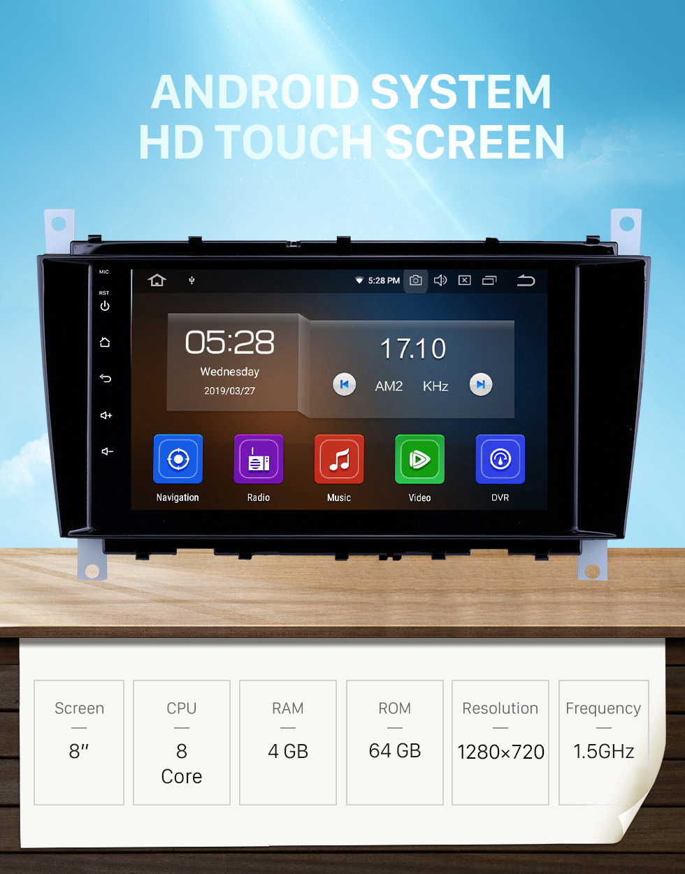 Seicane 8 inch Android 10.0 GPS Navigation Radio for 2004-2011 Mercedes Benz C Class C55 / CLC Class W203 /CLK Class W209 /CLS Class W219 with HD Touchscreen Carplay Bluetooth support OBD2 SWC Seicane 8 inch Android 10.0 GPS Navigation Radio for 2004-2011 Mercedes Benz C Class C55 / CLC Class W203 /CLK Class W209 /CLS Class W219 with HD Touchscreen Carplay Bluetooth support OBD2 SWC