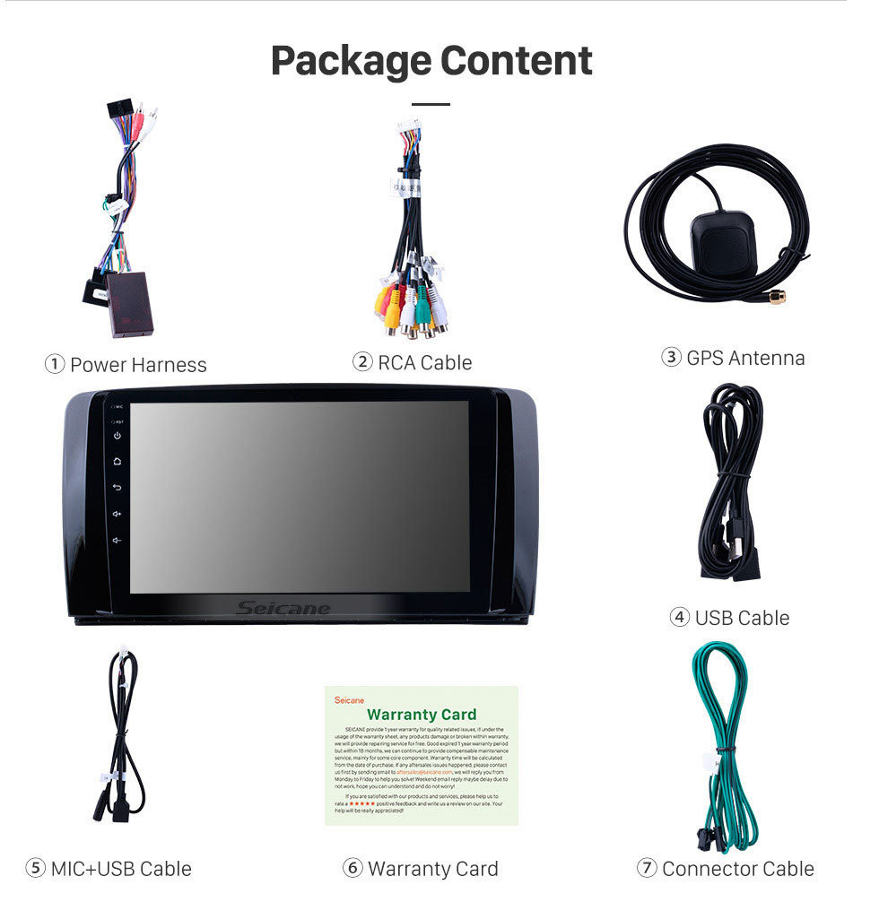 Seicane Android 10.0 Radio GPS Audio System for 2006-2013 Mercedes Benz R Class W251 R280 R300 R320 R350 R63 WiFi Bluetooth Music Mirror Link OBD2 Seicane Android 10.0 Radio GPS Audio System for 2006-2013 Mercedes Benz R Class W251 R280 R300 R320 R350 R63 WiFi Bluetooth Music Mirror Link OBD2